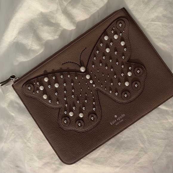 Kate Spade Larchmont Avenue Butterfly clutch - Picture 1 of 5
